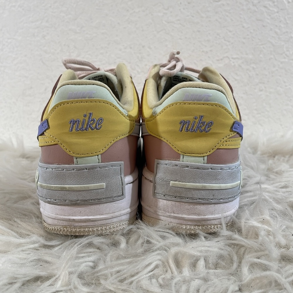Nike Womens Air Force 1 Shadow Shoes CI0919-600 Size 8 Light Soft Pink Sneakers - Picture 5 of 12